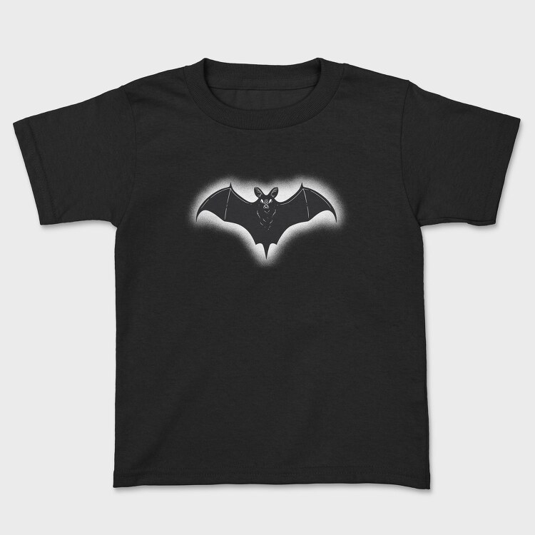 Goth Bat Highlighted Glowing, Tricou Copii