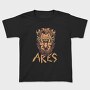 Greek God Ares On Fire Head, Tricou Copii