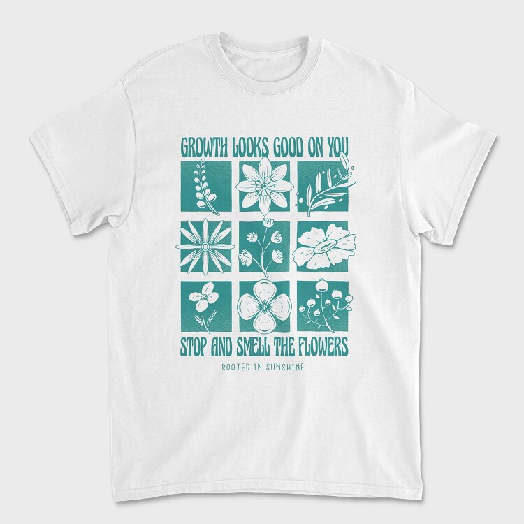 Growth Elements Floral Spring, Tricou Barbati (Unisex)