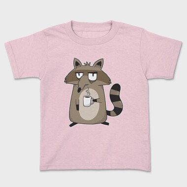 Grumpy Raccoon Coffee, Tricou Copii