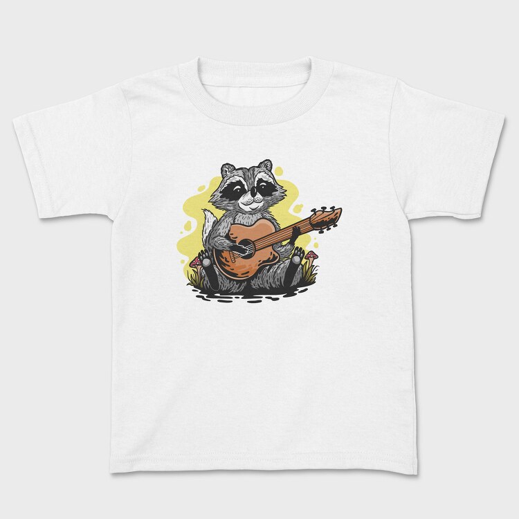 Guitarist Raccoon Racoon, Tricou Copii