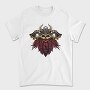 Steampunk Viking Skull, Tricou Barbati (Unisex)