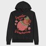 Strawberry Sweet Capybara 03, Hanorac Oversize Barbati (Unisex)