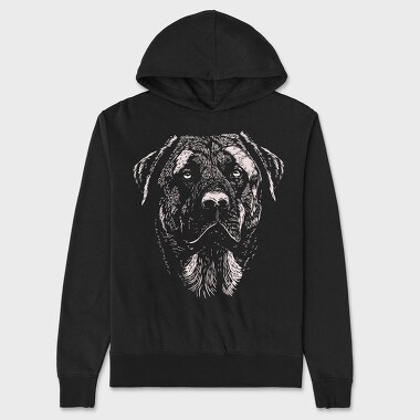 Kangal Dog Sketch, Hanorac Oversize Barbati (Unisex)