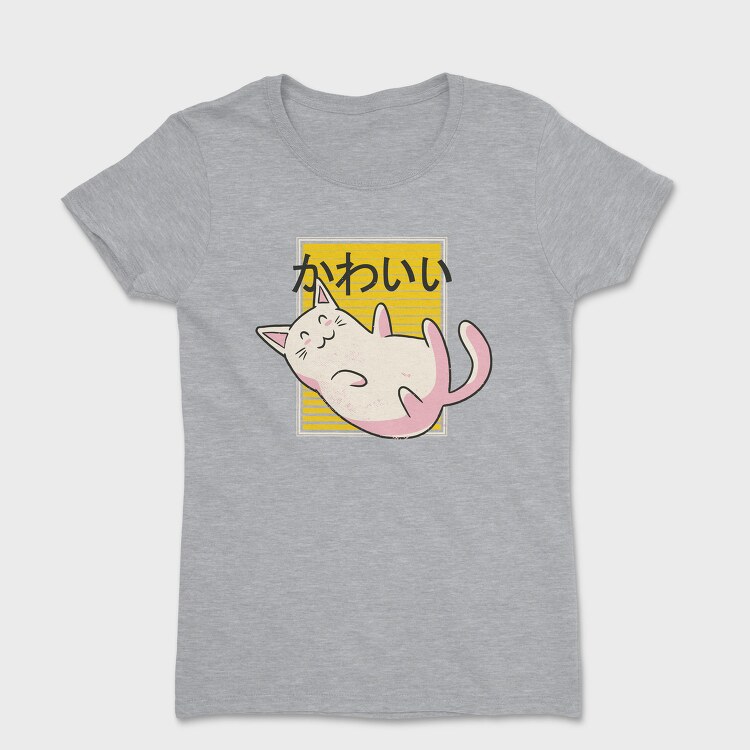 Kawaii Cat, Tricou Femei