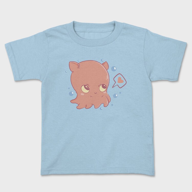 Kawaii Flap Jack Octopus, Tricou Copii