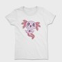 Kawaii Gaming Axolotl Gamer, Tricou Femei