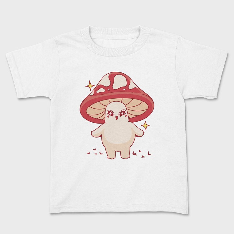 Kawaii Mushroom Character, Tricou Copii