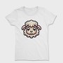 Kawaii Sheep Face, Tricou Femei
