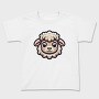 Kawaii Sheep Face, Tricou Copii