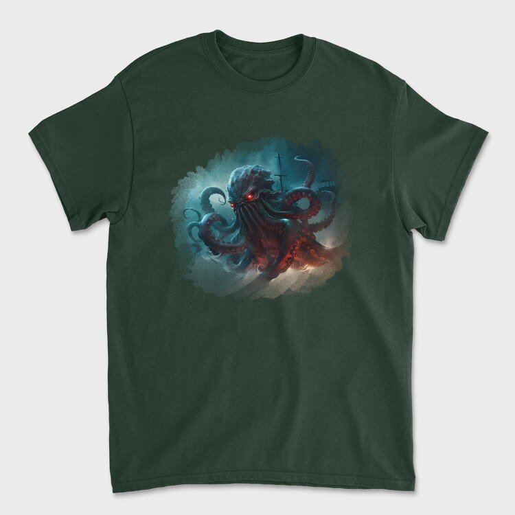Kraken Monster, Tricou Barbati (Unisex)