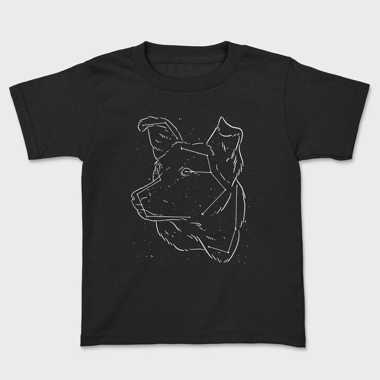 Labrador Dog Constellation Laika, Tricou Copii