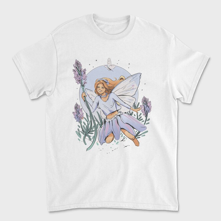 Lavender Fairy Cottagecore, Tricou Barbati (Unisex)