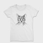 Hand Drawn Cat, Tricou Femei