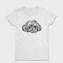 Hand Drawn Dog Face Shihtzu, Tricou Femei