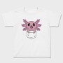 Happy Pocket Axolotl Animal, Tricou Copii