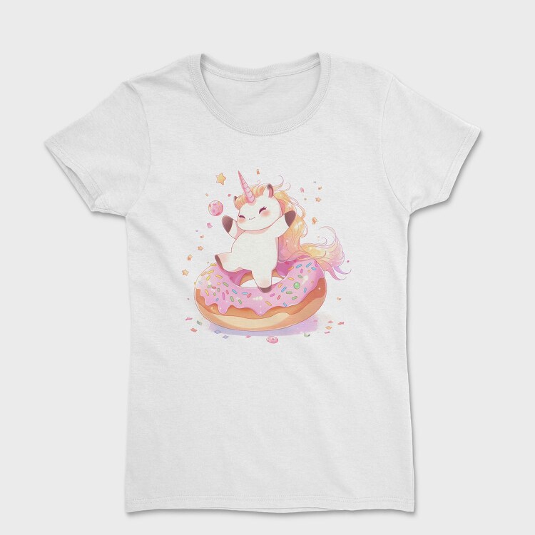 Happy Unicorn Donut, Tricou Femei
