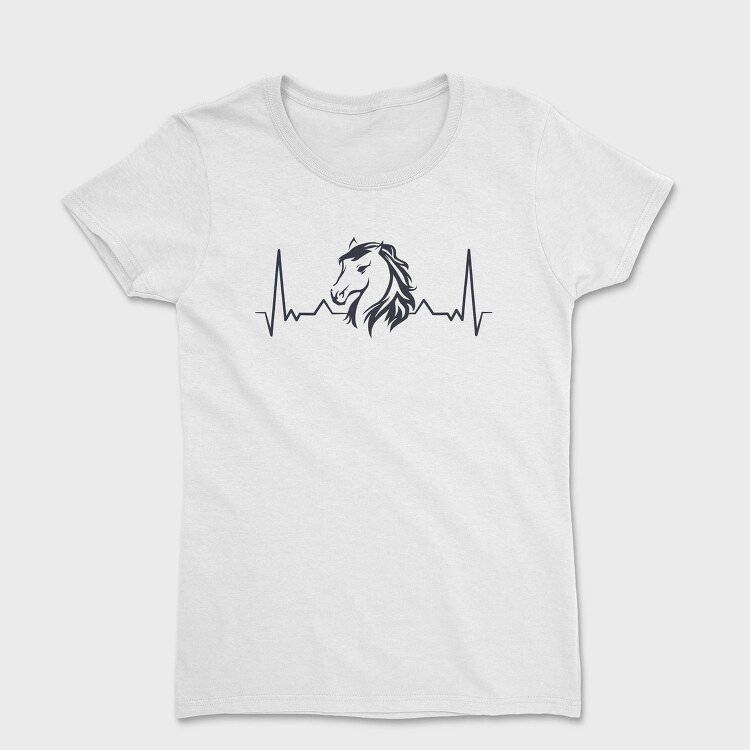 Heartbeat Horse, Tricou Femei