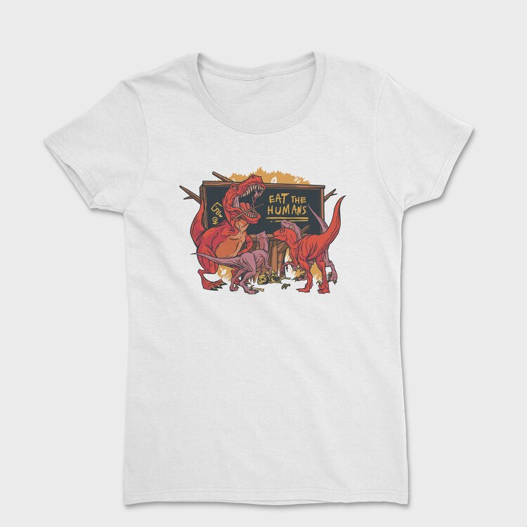 T Rex Dinosaur Teacher, Tricou Femei