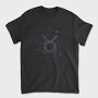 Taurus Floral Zodiac Sign, Tricou Barbati (Unisex)