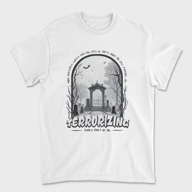 Terrorizing Graveyard When The Darkness, Tricou Barbati (Unisex)