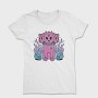 Three Headed Dog Pastel Goth Pink, Tricou Femei