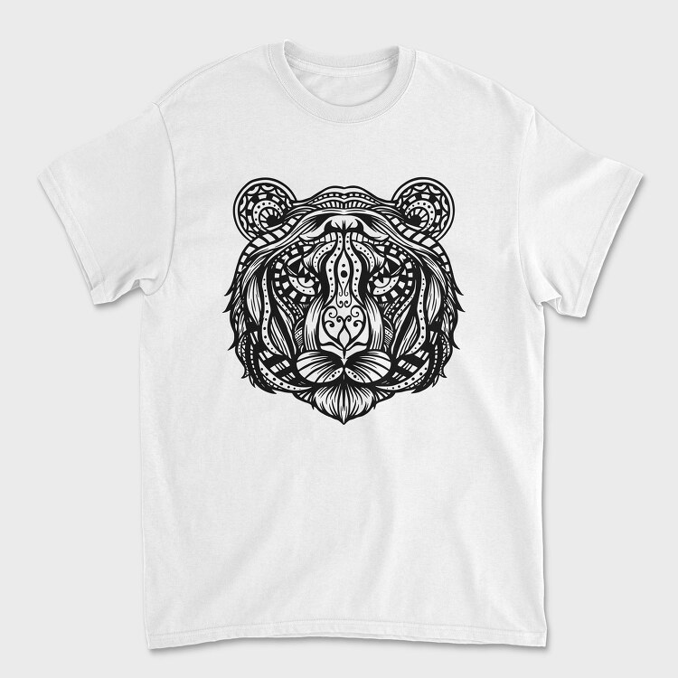 Tiger Mandala, Tricou Barbati (Unisex)