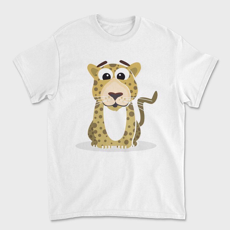 Leopard Cartoon Vibes, Tricou Barbati (Unisex)