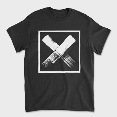 Letter X In Square Grunge, Tricou Barbati (Unisex)