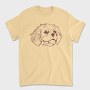Line Stroke Cavalier Dog, Tricou Barbati (Unisex)