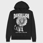 Lion Animal With Sunflower Head Flower, Hanorac Oversize Barbati (Unisex)