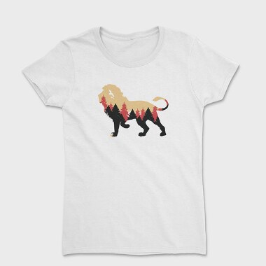 Lion Forest Silhouette, Tricou Femei