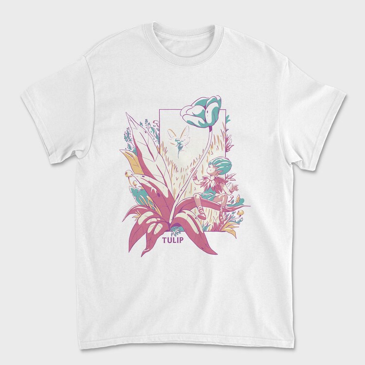 Little Fairy With Flowers Fairycore 03, Tricou Barbati (Unisex)