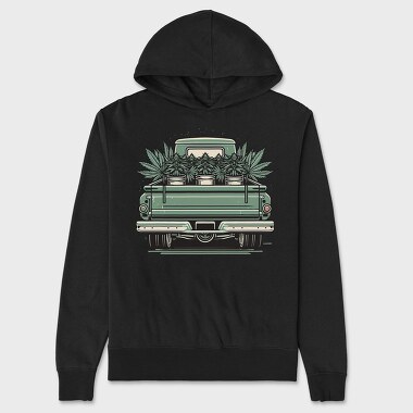 Loaded Truck With Weed Plants, Hanorac Oversize Barbati (Unisex)