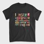Magazine Cut Out Letters Personalities, Tricou Barbati (Unisex)