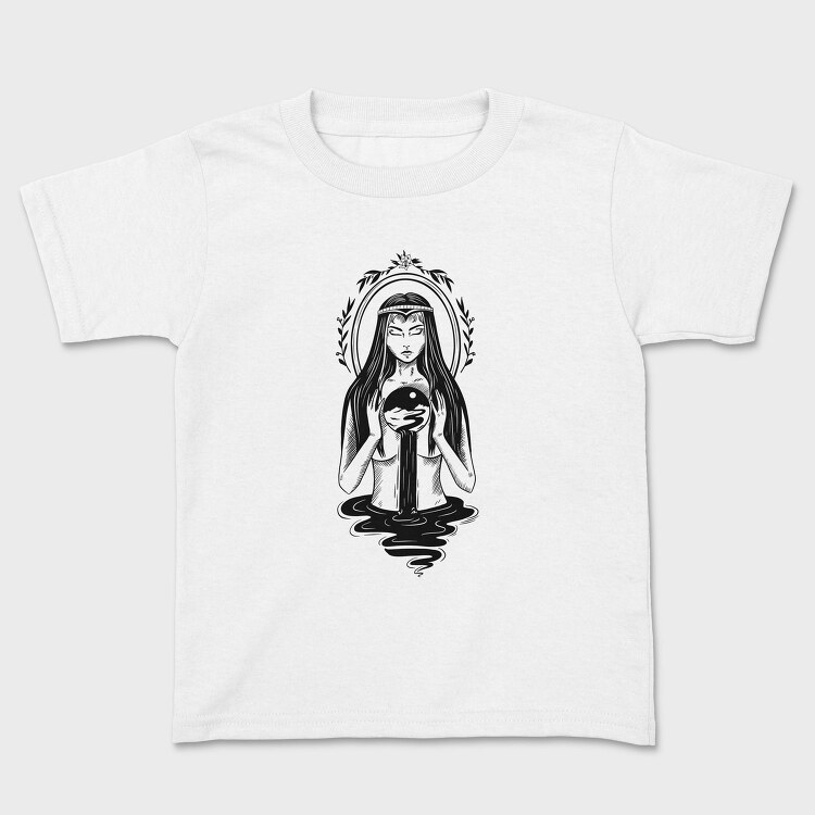 Magic Woman Dark Art Nouveau 12, Tricou Copii