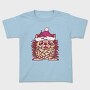 Hedgehog In Christmas Lights, Tricou Copii
