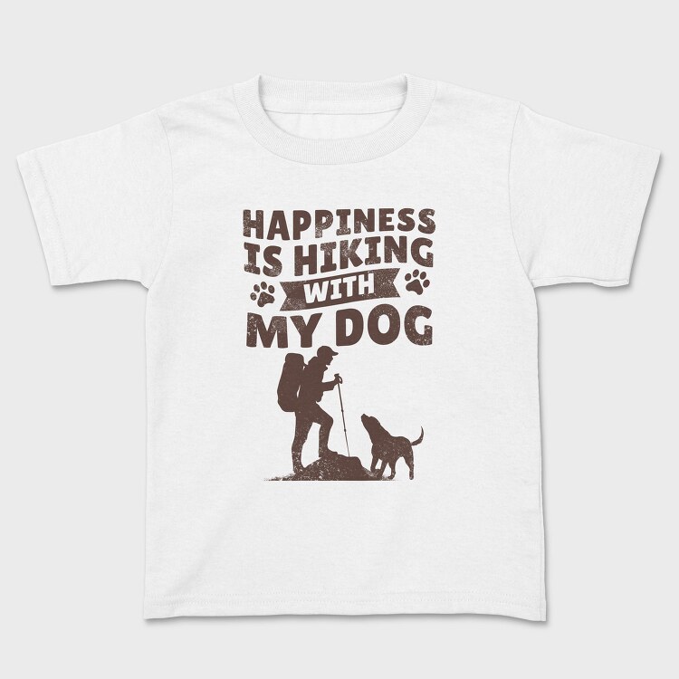 Hiking With Dog My, Tricou Copii