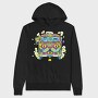 Hippie Cat Van, Hanorac Oversize Barbati (Unisex)