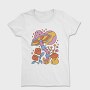 Hippie Mushroom Planet Flower, Tricou Femei