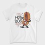 Hot Dog Cartoon Oclock, Tricou Barbati (Unisex)