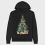 Hot Dog Christmas Tree, Hanorac Oversize Barbati (Unisex)