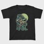 Werewolf Cartoon Halloween Wolf Moon, Tricou Copii