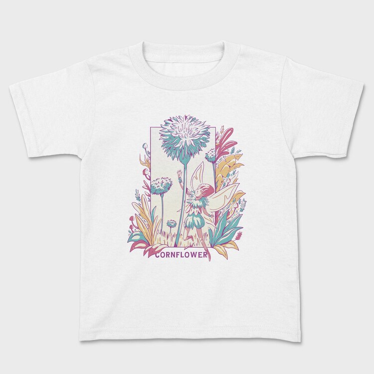 Winged Fairy With Flowers Fairy Core, Tricou Copii