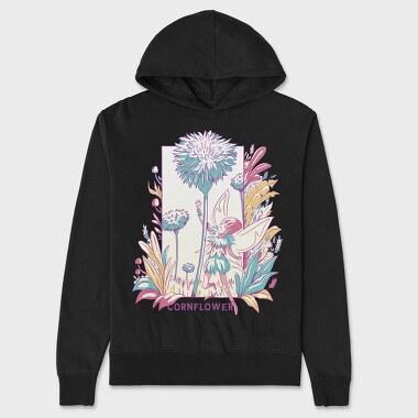 Winged Fairy With Flowers Fairy Core, Hanorac Oversize Barbati (Unisex)