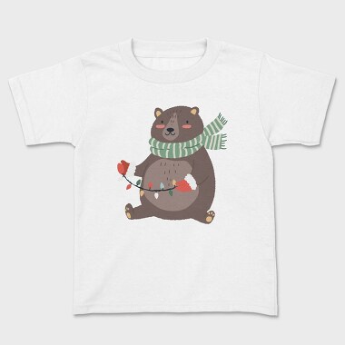 Winter Bear Lights, Tricou Copii