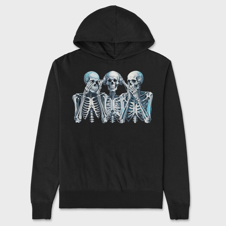 Wise Skeletons, Hanorac Oversize Barbati (Unisex)