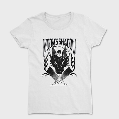 Scary Dragon Shadow Dark Animals Wolf Tote, Tricou Femei