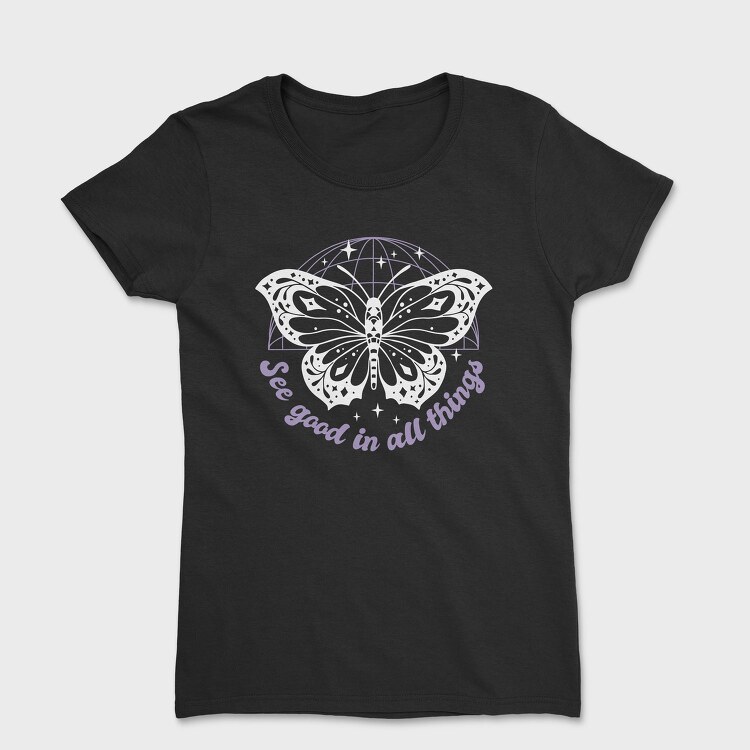See Good Butterfly Tote, Tricou Femei