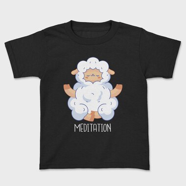 Sheep Animal Mahditation Meditation, Tricou Copii